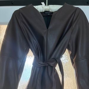 Banana Republic Vegan Leather Tunic